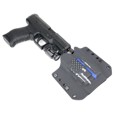 OWB Kydex Holster for 50+ Hanguns with TLR-7 HL-X - SPARTAN BLUE LINE