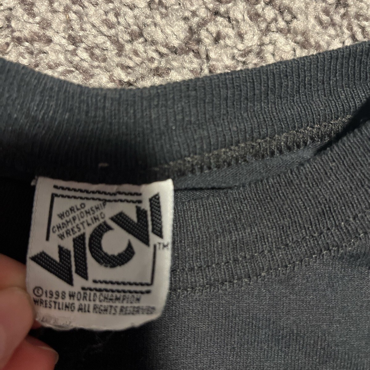 Vintage 90s 1998 WCW Raven Youth T-shirt | eBay