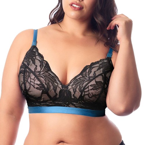 Hotmilk Allure Nursing Bralette - Black 012892 Size Small