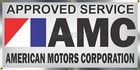 AMC APPROVED SERVICE DEALER AMERICAN MOTORS CORP. OLD SCHOOL REMAKE BANNER SIGN
