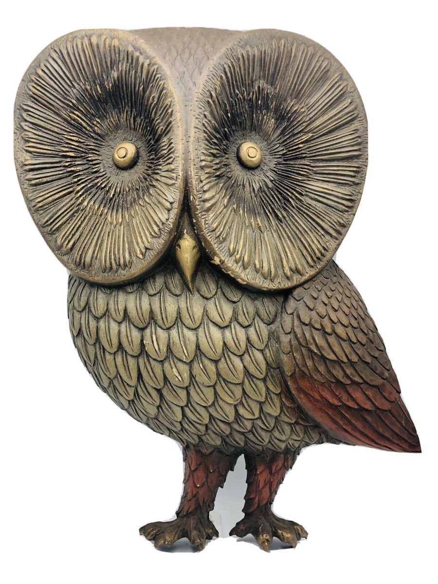 Vintage Burwood Mid-Century Wall Art Owl #4534 - Preowned | eBay
