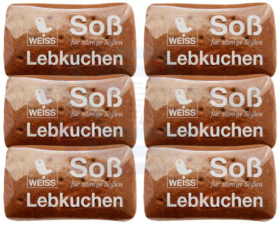 Weiss Soß Brauner Lebkuchen für sämige Soßen 6x 40g