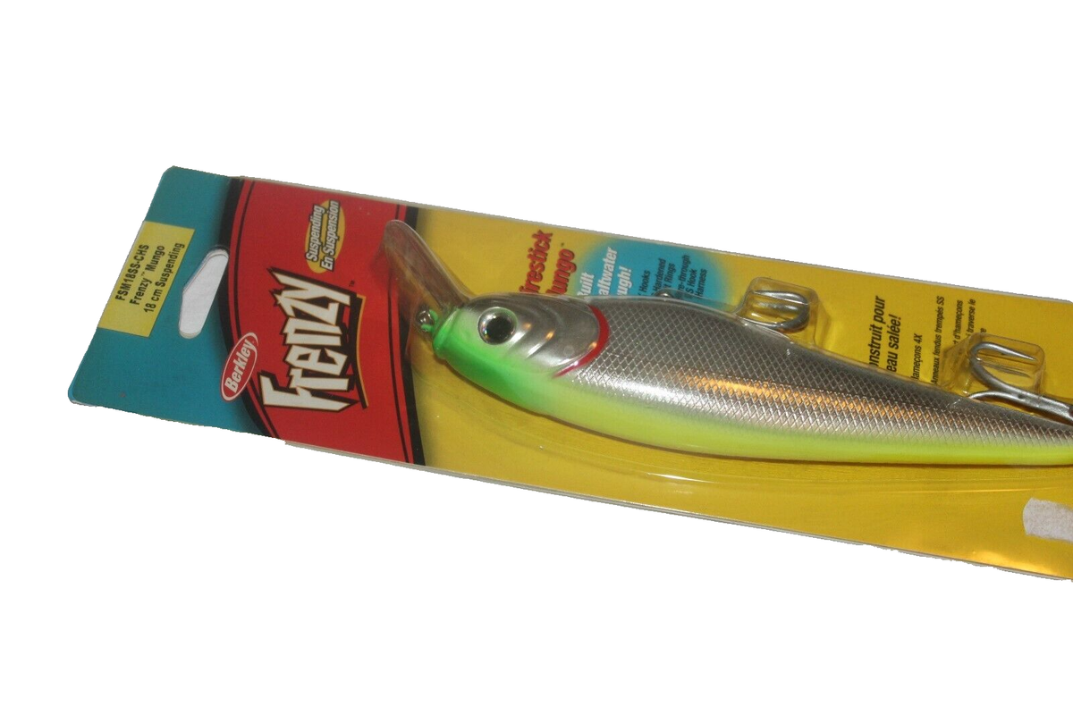 BERKLEY FRENZY-MUNGO-18cm-84g-SUSPENDING-FSM18SS-CHS | eBay