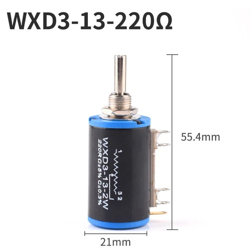 WXD3-13-2W Multiturn Wirewound Potentiometer 10 turn Variable Precision100-100KΩ - Picture 10 of 26