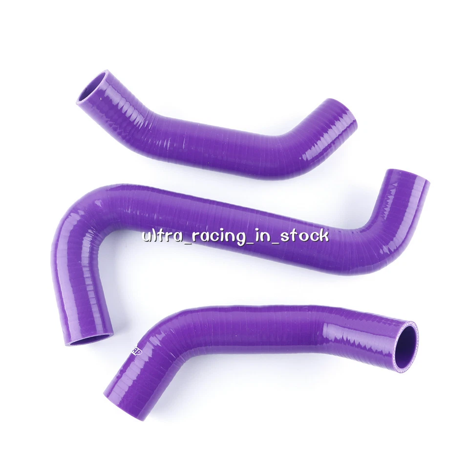 Purple Silicone Radiator Hose fit 2000-2006 Subaru Legacy Outback Baja 2.5L H4 - Изображение 3 из 4