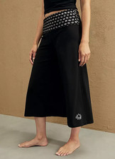 Freemans Cotton Yoga Culottes in Black  Plus Size UK 18/20   (FS102-13)