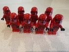 Lego Star Wars Sith Troopers Minifigure Lot Of 8 From 75266 Episode 9