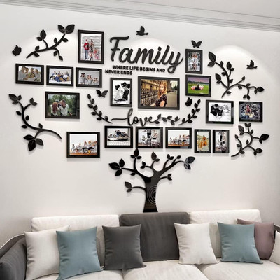 Wandtattoo Baum Stammbaum Wandtattoo Wohnzimmer - 3D DIY Wandsticker Wall Sticke