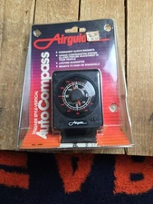 Vintage 80s New Old Stock AIRGUIDE Auto Compass Vertical Dash Mount Model 1665 