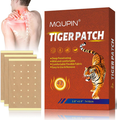 42PCS Tiger Patch, Chinese Tiger Back Heat Patches Ultra Strength for Muscle Joi