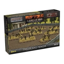 Campos y cercas - Pintado escala 15 mm - Llamas de guerra - Campo de batalla en una caja