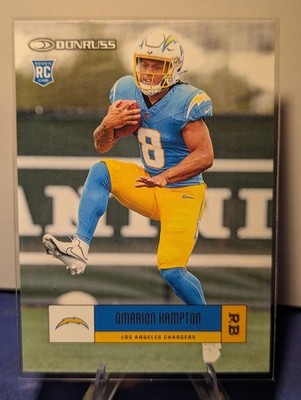 2025 Panini Donruss Rookie Retro 2005 Omarion Hampton #R05-OMH (RC)