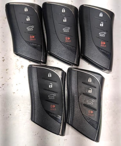 LOT OF 5 OEM LEXUS SMART KEY FOB REMOTES HYQ14FLC 4 BUTTONS