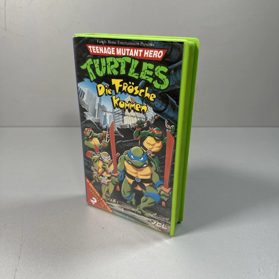 Turtles Teenage Mutant Hero VHS "Die Frösche kommen" 1990 - Bild 4 von 4