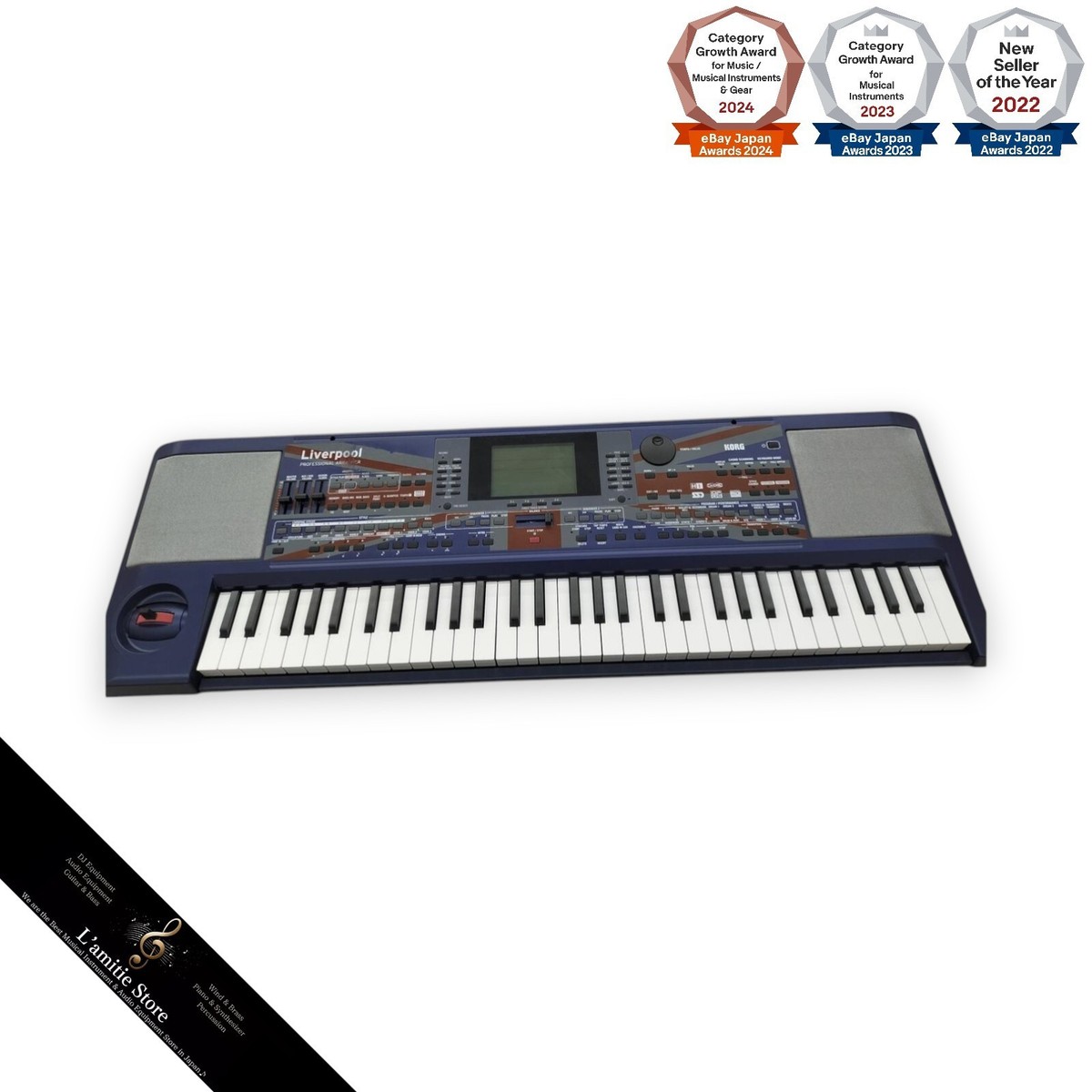 KORG シンセサイザー micro ARRANGER MAR-1 KORG MAR-1 Navy MicroARRANGER Synthesizer Keyboard MAR1