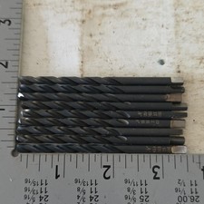 EDP 16015 15. HSS Jobber Length Twist Drill Bit 0.1800" x 3-1/2" SET of 9