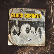 Black Sabbath Paranoid VERTIGO SWIRL! Vinyl Single 7inch Vertigo