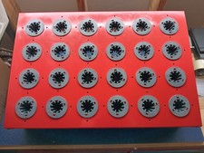 HUOT HEAVY-DUTY 24 SLOT 30 TAPER TOOL HOLDER CNC STORAGE PLATFORM SHELF 95253795