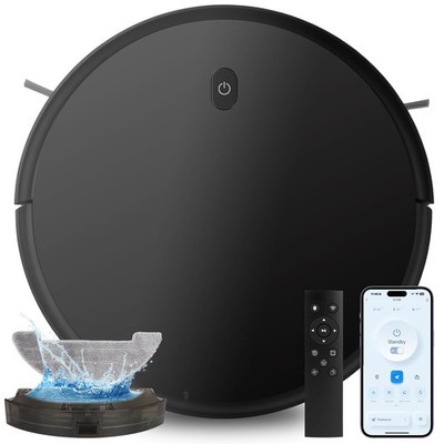 Robot Vacuum and Mop Combo - 3500pa 2 in 1 Robot Vacuum with WiFi/App/Voice, ...