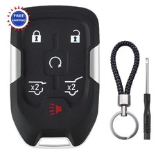 6 Button Key Fob Shell Replacement Fits for Chevy Suburban Tahoe GMC Yukon XL