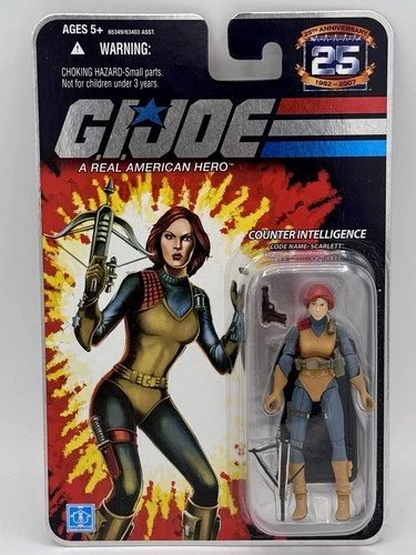 HASBRO G.I. Joe 3.75" 25th Anniversary Scarlett [JCE005]
