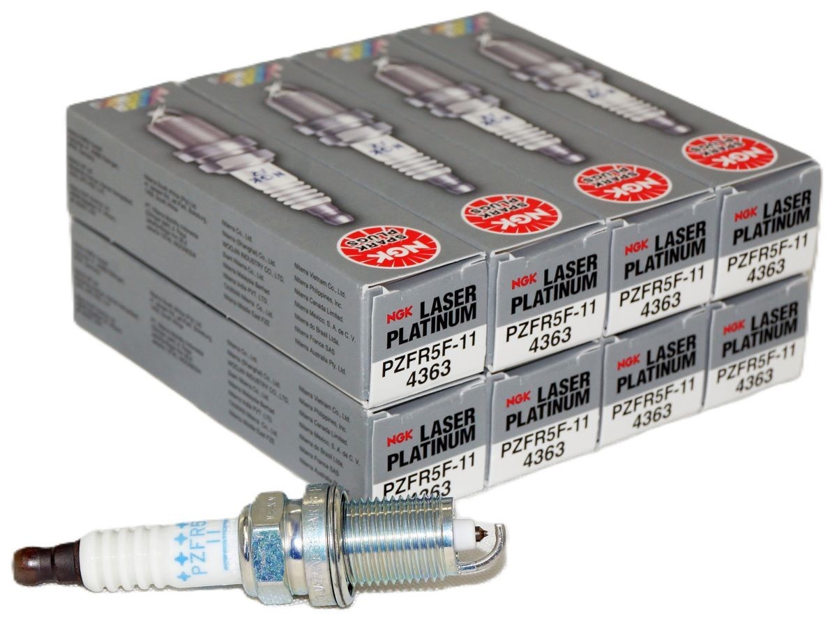 8 Pack Genuine NGK 4363 Laser Platinum Spark Plug PZFR5F-11 for Mopar Mitsubishi
