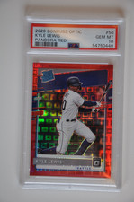 2020 Donruss Optic Kyle Lewis Pandora Red 56  Rookie /79 PSA 10 Mariners