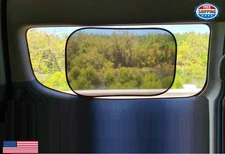 kinder Fluff Van Window Sunshade 4-Pack XL 99.9% UV Block Shades for Vans