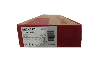 #ad Pfister Deckard Single Handle Single Hole Bathroom Faucet in Polished Chrome $99.58