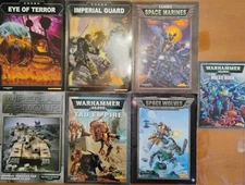 Lot Of 7 - Warhammer 40000, 5x Codex, Imperial Armor, Rules Book. VGC!