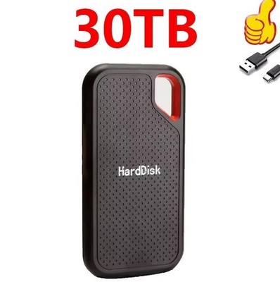 external hard drive 30TB High Speed Capacity Solid State Usb3.2Laptop Mac And PC
