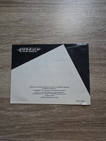 Q*bert MANUAL ONLY (Nintendo Entertainment System, 1989) NES Instruction Booklet