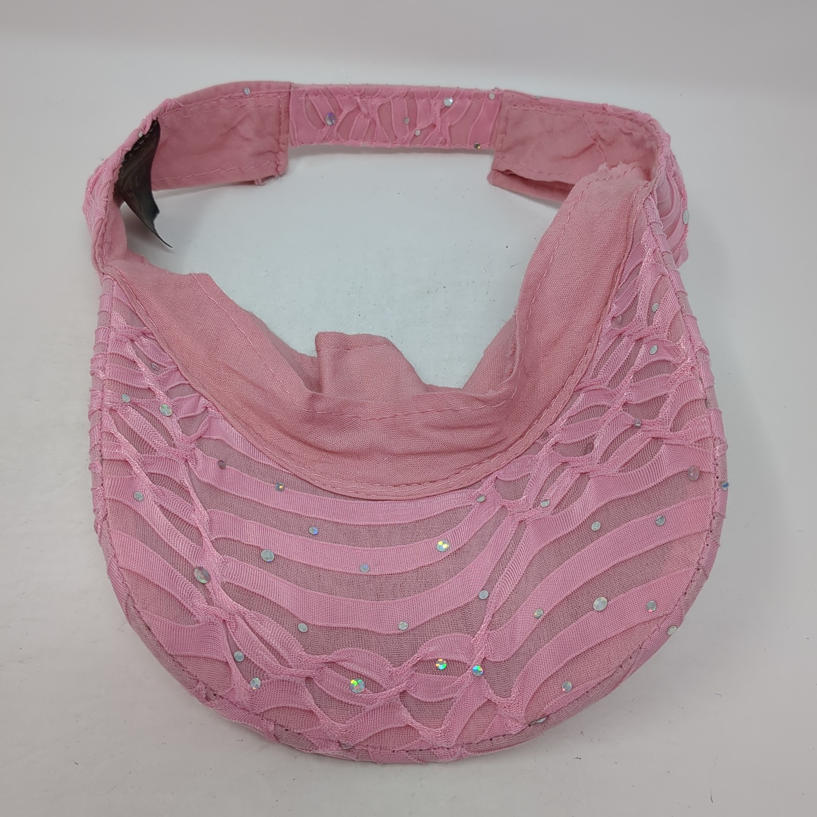 Something Special Strapback Visor Hat Pink One Si… - image 6