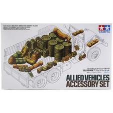Tamiya Allied Vehicles Accessory Set 1:35 Jerry Cans Drums Military 35229