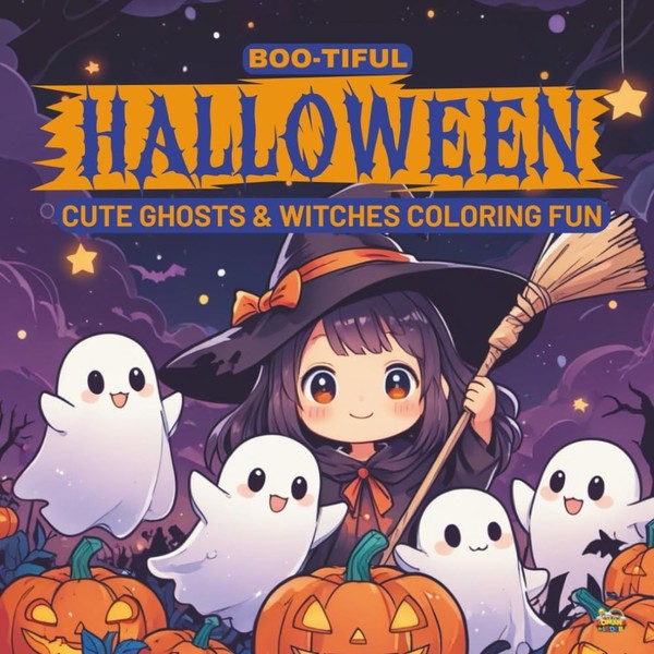 Malbuch Halloween Geister & Hexen FüR Kinder 3-7 Jahre, Spaß & KreativitäT-image