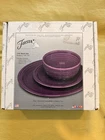 Fiesta Mulberry 3 Pc Place Setting In Box Salad And Dinner plates, Bowl 22 Ozs