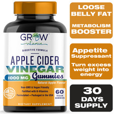 Apple Cider Vinegar Gummies 1000mg - ACV Gummies VIT B12, Beetroot  Pomegranate