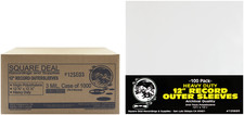  1000 12" LP Record Outer Sleeves - Heavy Duty 3mil - ARCHIVAL SOFT 12SE03