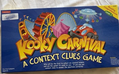 Lakeshore Kooky Carnival Context Clues Game 2 To 4 Players Reading Comprehension