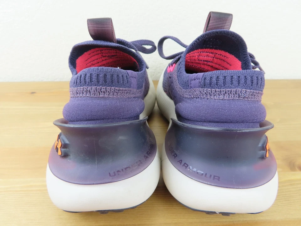 Under Armour HOVR Phantom 3 Shoes Womens Size 6 Purple Training Sneakers Gym - Image 4 of 4