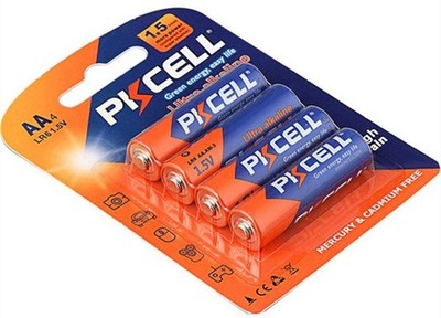 5x PKCELL 4er AA : LR06 Batterien 1,5V Ultra alkaline Blister für Tastaturen,