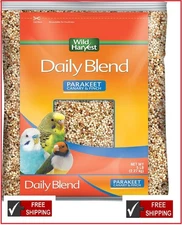 Wild Harvest Daily Blend Nutrition Diet Parakeet, Canary And Finch, 5 Pounds
