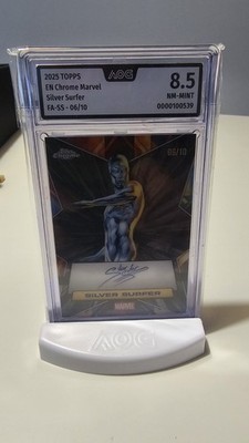 Topps Chrome Marvel 2025 Silver Surfer Facsimile 06/10