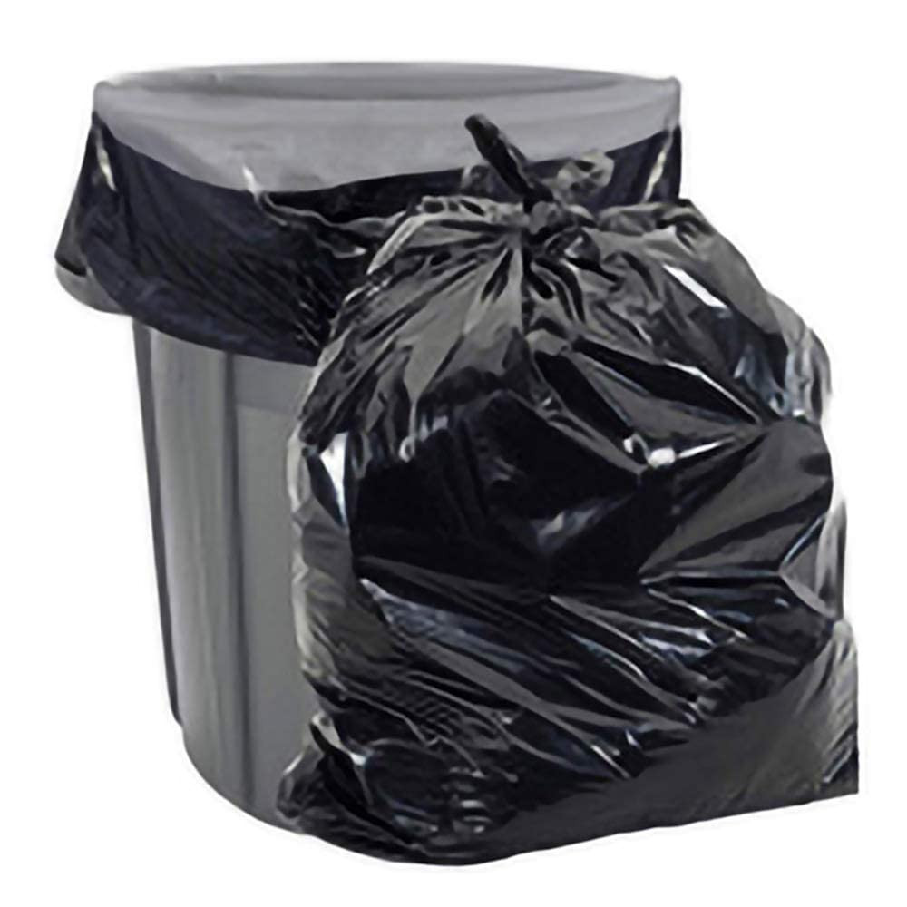 33 Gallon Trash Bags - 1.7 MIL (eq) Black Heavy Duty Trash Can Liners - 33