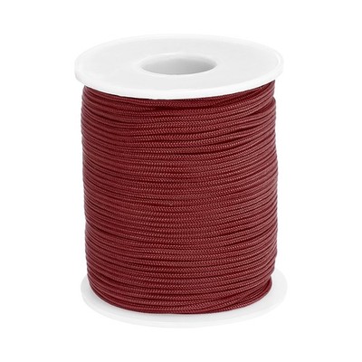 0.06 Inch x 55 Yards Nylon String Bracelet String Braided Nylon Coffee