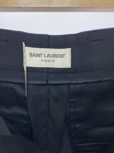 SAINT LAURENT Slacks Jeans Taglia 44 Lana Nero Solido P24X 507207 Y404W 1000