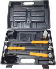 Vetrineinrete® Kit Da Carrozziere 7 Pz Composto Da 3 Martelli Con Manici Sagomat