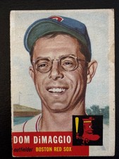 Dom DiMaggio Topps 1953  Baseball Card Auction