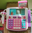 Vintage Barbie Talking Cash Register Toy w/mic and accessories BE-190