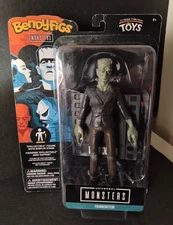 Universal Studios Monsters Noble Toys BendyFigs Frankenstein 7" Figure w Stand
